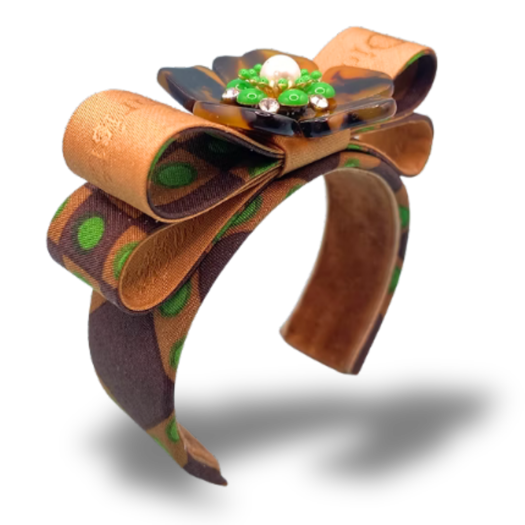 Dior Necktie Cuff Bracelet by Flock by Wild for Vintage Luxe Up