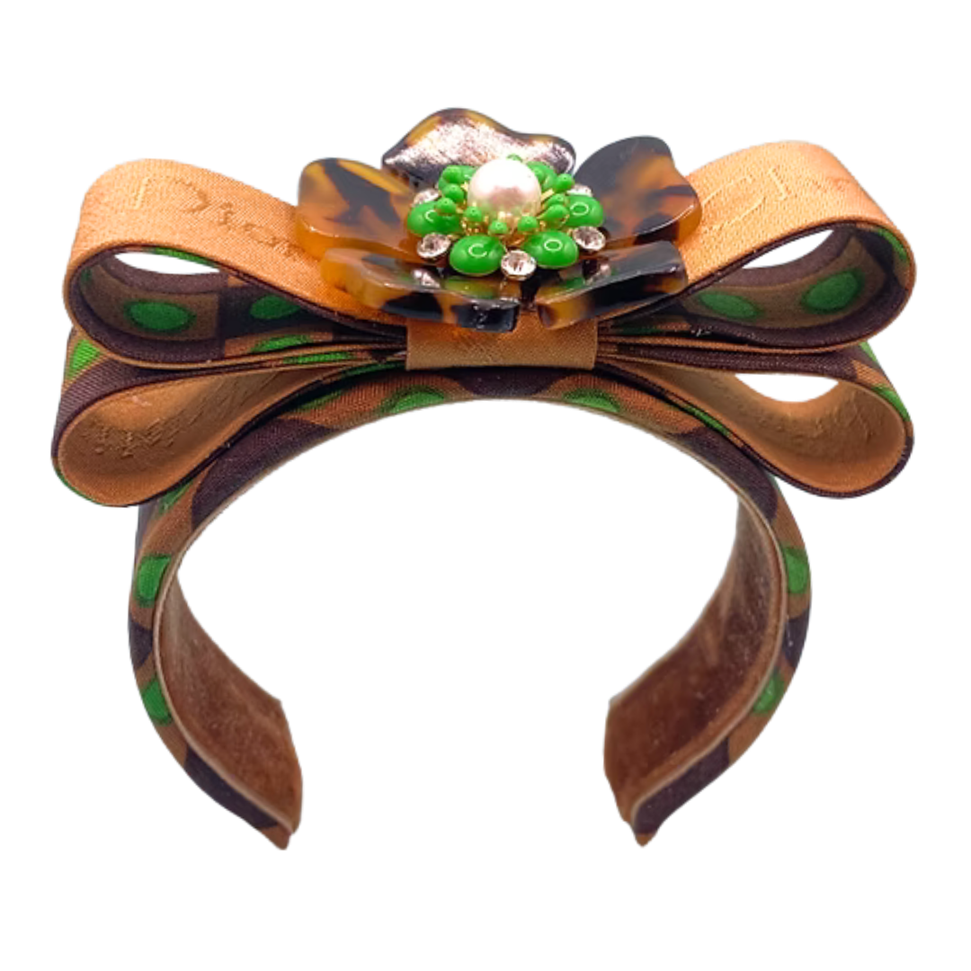 Dior Necktie Cuff Bracelet by Flock by Wild for Vintage Luxe Up