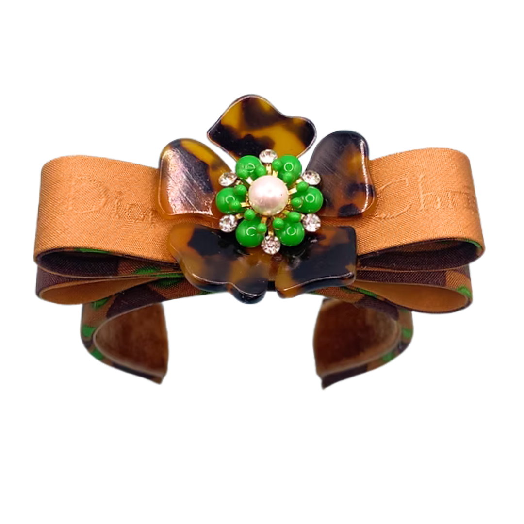 Dior Necktie Cuff Bracelet by Flock by Wild for Vintage Luxe Up
