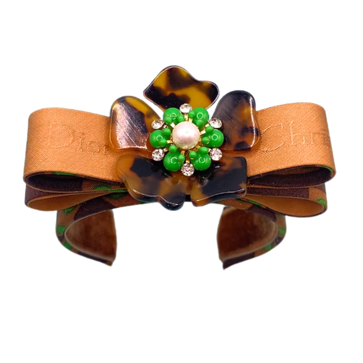 Dior Necktie Cuff Bracelet by Flock by Wild for Vintage Luxe Up