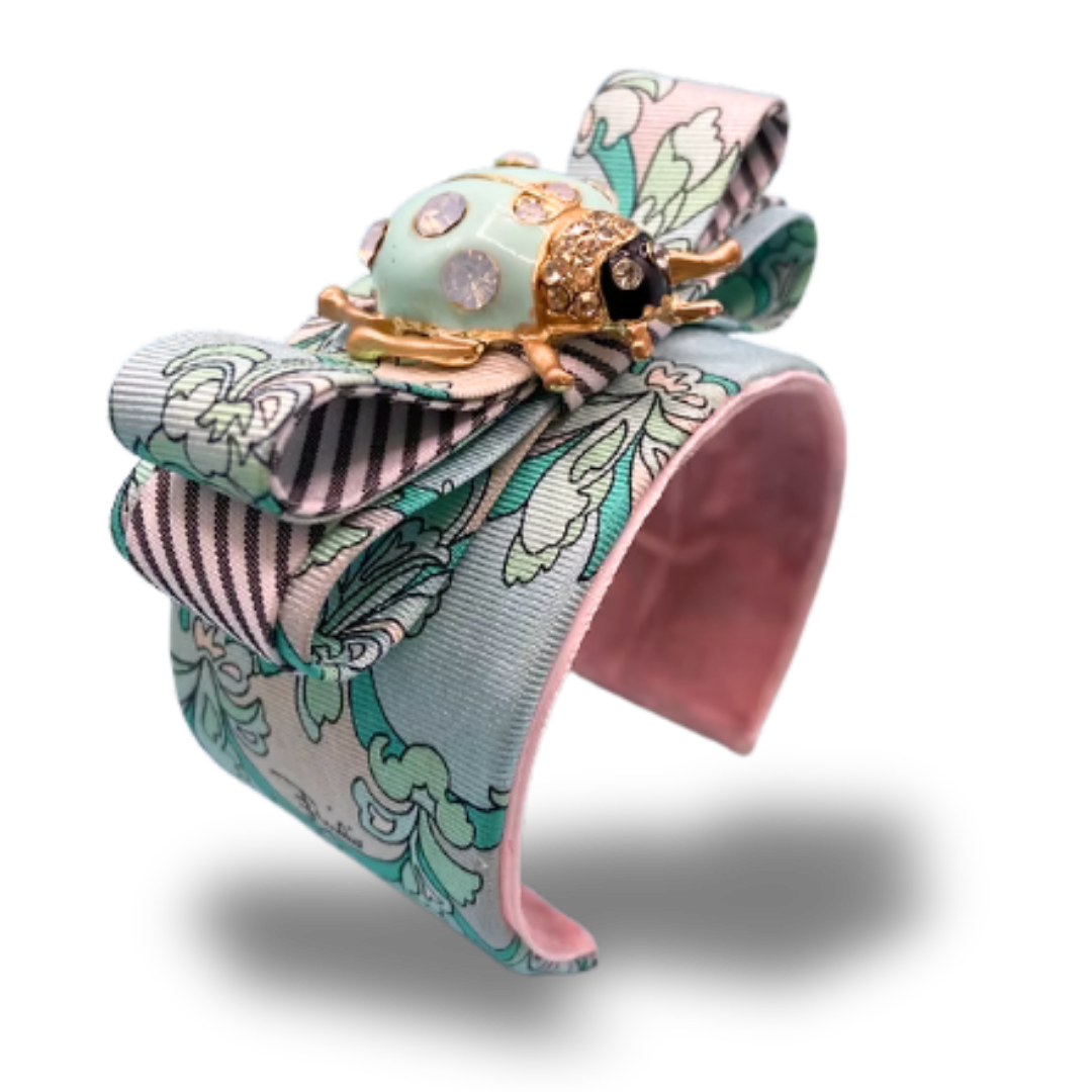 Pucci Necktie Cuff Bracelet by Flock by Wild for Vintage Luxe Up