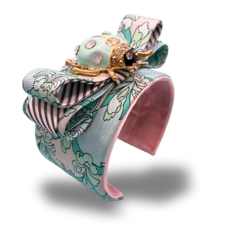 Pucci Necktie Cuff Bracelet by Flock by Wild for Vintage Luxe Up