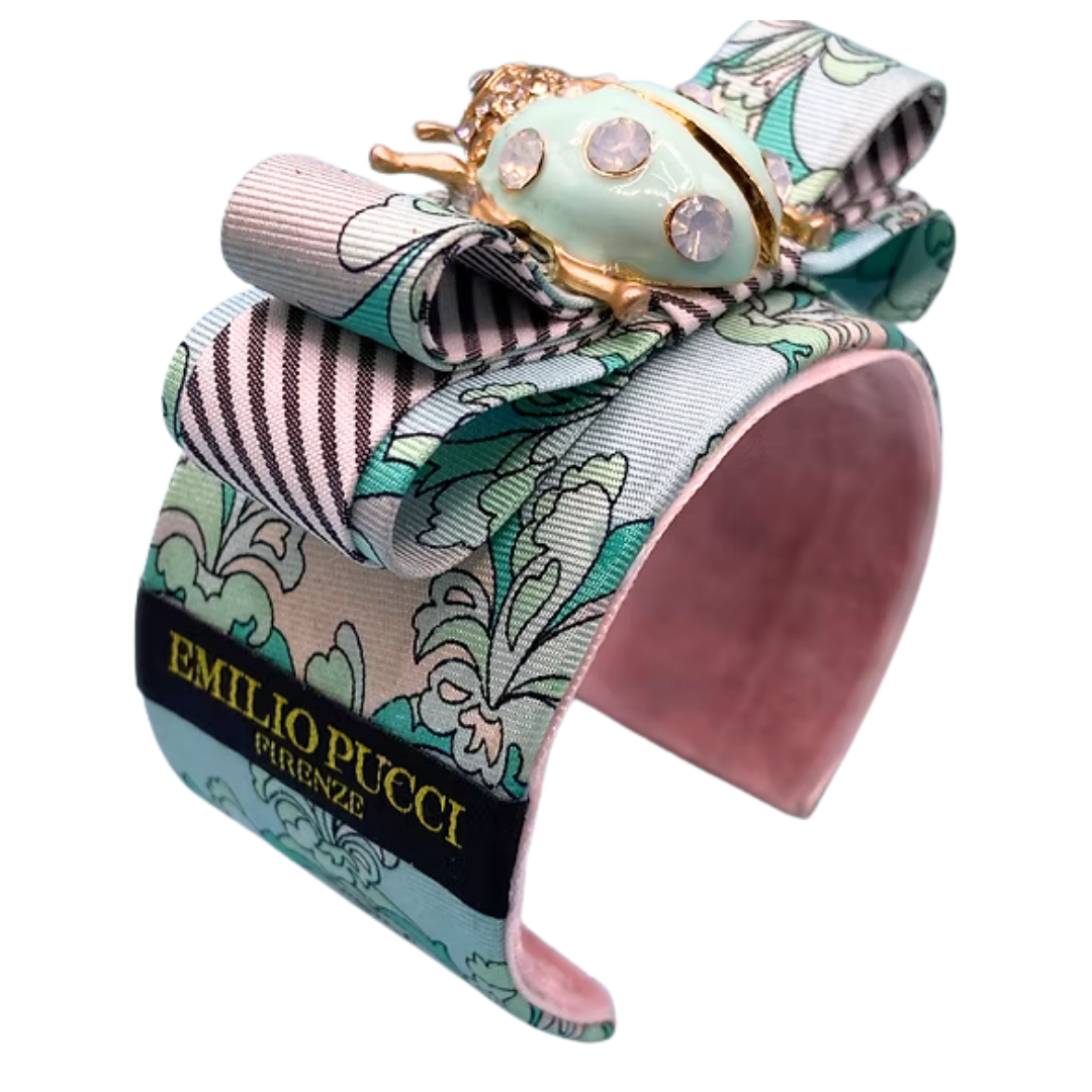 Pucci Necktie Cuff Bracelet by Flock by Wild for Vintage Luxe Up