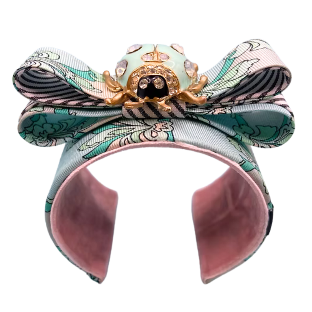 Pucci Necktie Cuff Bracelet by Flock by Wild for Vintage Luxe Up
