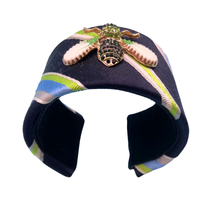 Etro Silk Necktie Cuff Bracelet by Flock by Wild for Vintage Luxe Up