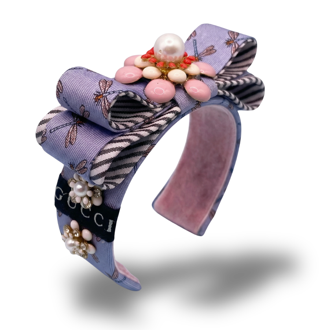 Gucci Necktie Cuff Bracelet by Flock by Wild for Vintage Luxe Up