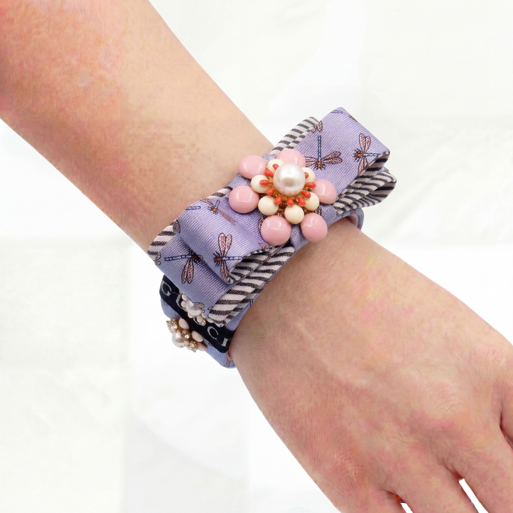 Gucci Necktie Cuff Bracelet by Flock by Wild for Vintage Luxe Up