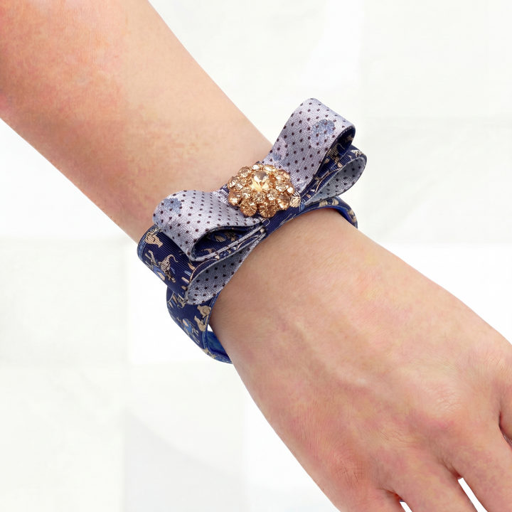 Gucci Necktie Cuff Bracelet by Flock by Wild for Vintage Luxe Up