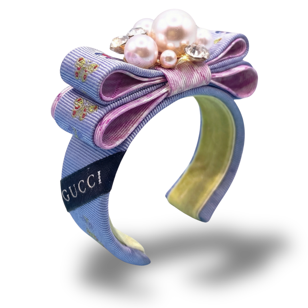 Gucci Necktie Cuff Bracelet by Flock by Wild for Vintage Luxe Up