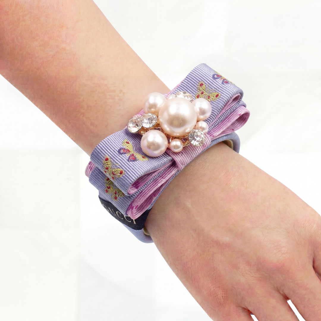 Gucci Necktie Cuff Bracelet by Flock by Wild for Vintage Luxe Up