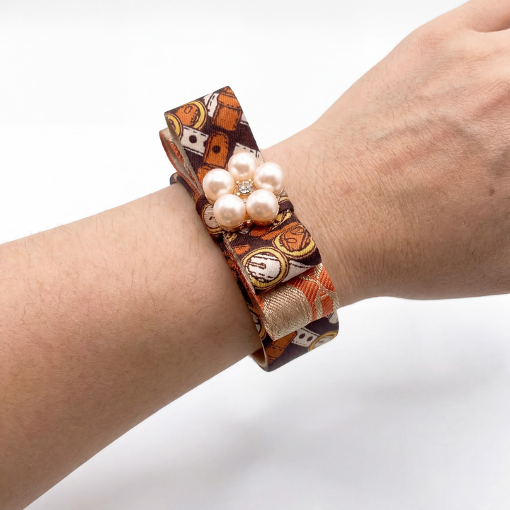 Gucci Necktie Cuff Bracelet by Flock by Wild for Vintage Luxe Up