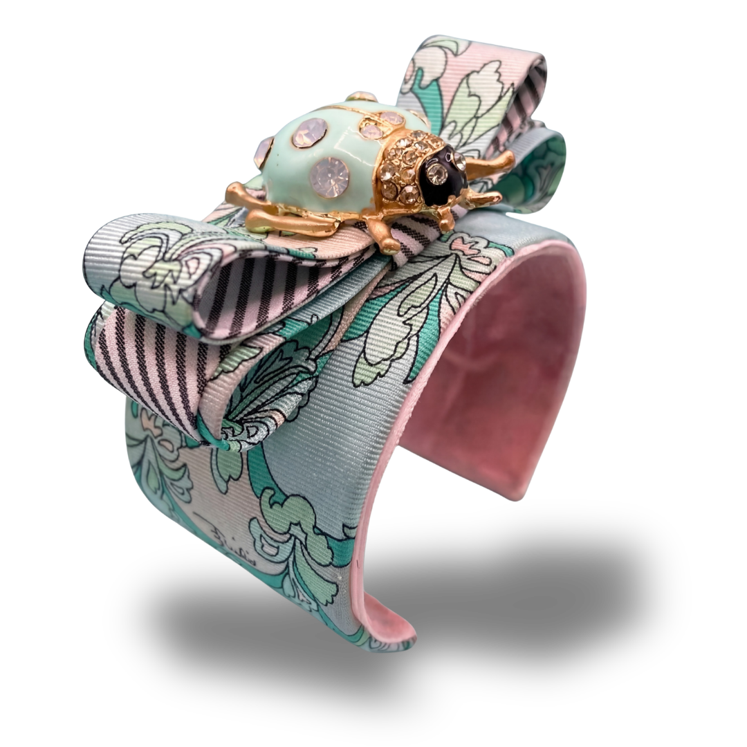 Pucci Necktie Cuff Bracelet by Flock by Wild for Vintage Luxe Up