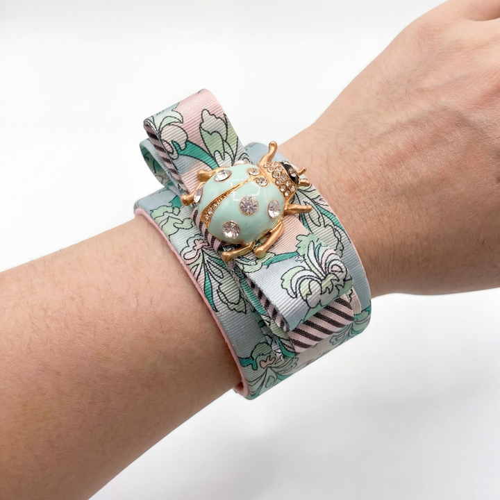 Pucci Necktie Cuff Bracelet by Flock by Wild for Vintage Luxe Up
