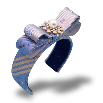 Chanel Necktie Cuff Bracelet by Flock by Wild for Vintage Luxe Up
