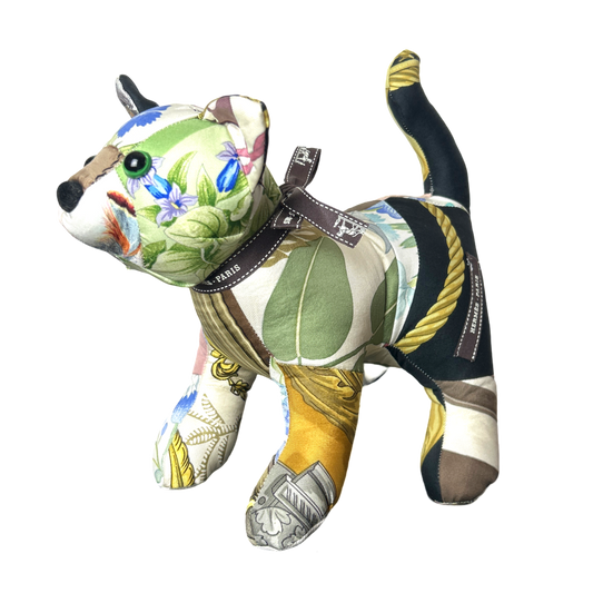 Hermes Scarf Patchwork Kitten at Vintage Luxe Up