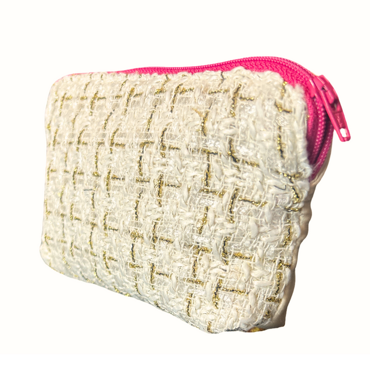 Chanel CC Logo Scarf Beauty Bag at Vintage Luxe Up