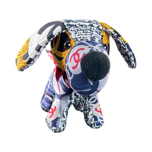 Chanel CC Logo Scarf Patchwork Puppy at Vintage Luxe Up