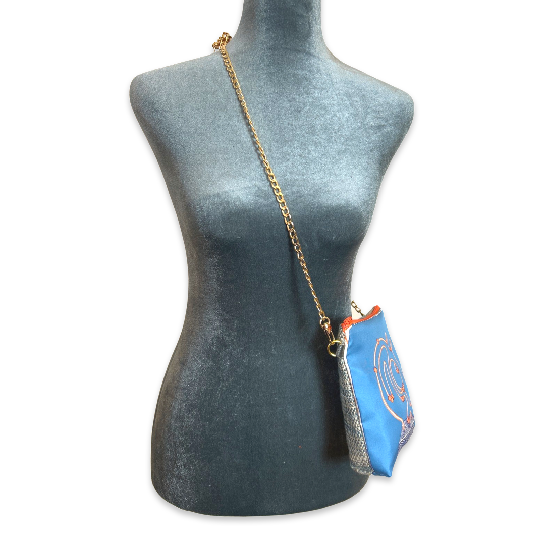 Chevaloscope Vintage Scarf Crossbody Bag