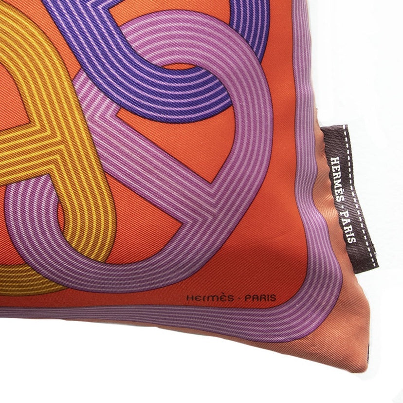 Circuit 24 Faubourg Vintage Silk Scarf Pillow 17"