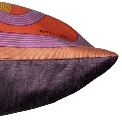 Circuit 24 Faubourg Vintage Silk Scarf Pillow 17"