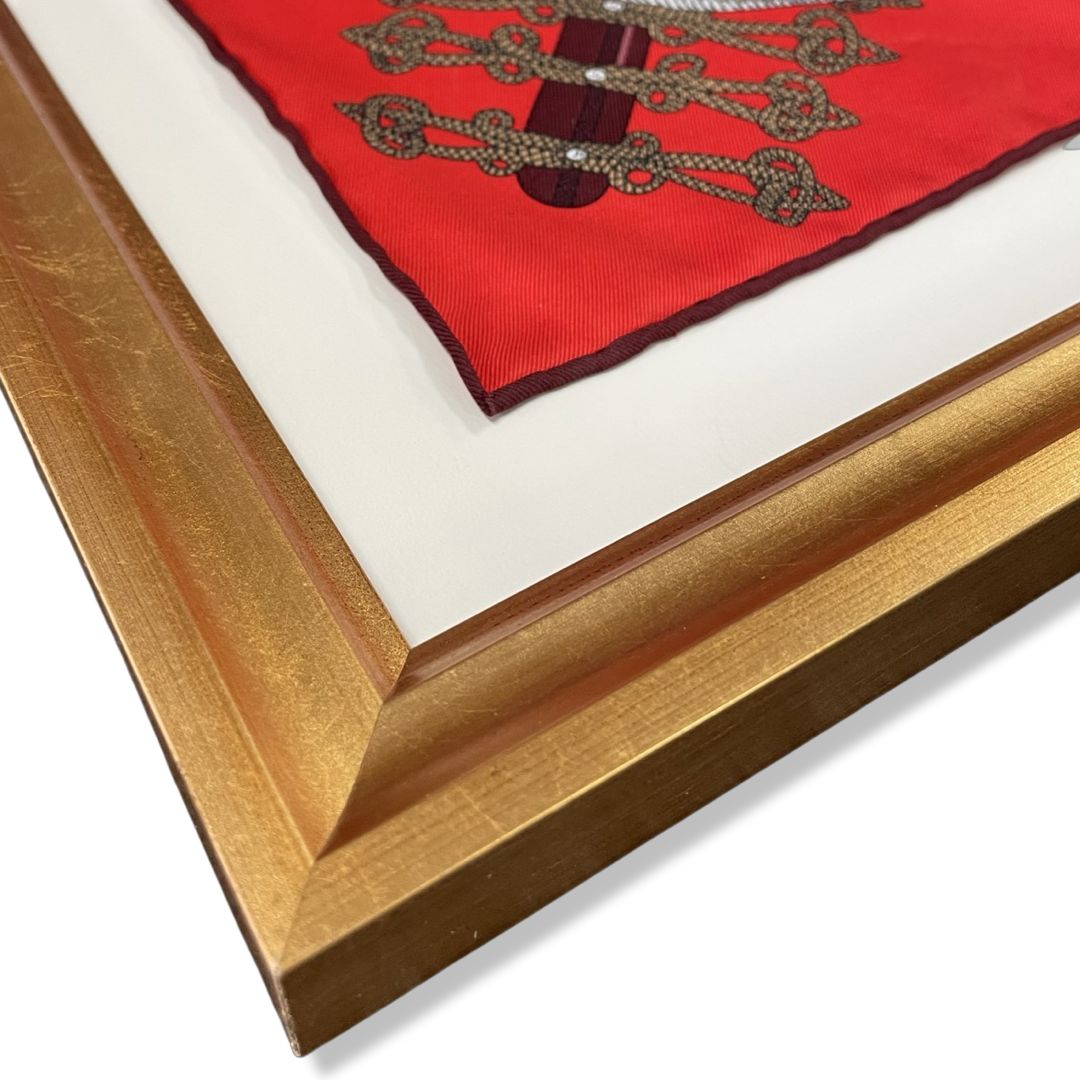 Circus Framed Vintage Silk Scarf 32"
