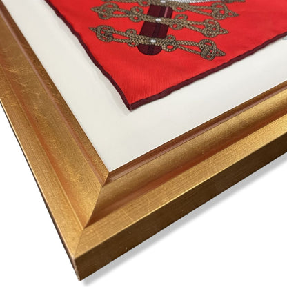 Circus Framed Vintage Silk Scarf 32"