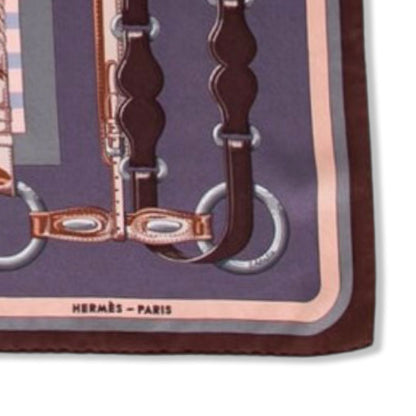 Coaching Vintage Silk Scarf Pillow 28"