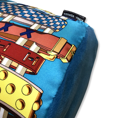 Colliers de Chien Vintage Silk Scarf Bolster Pillows