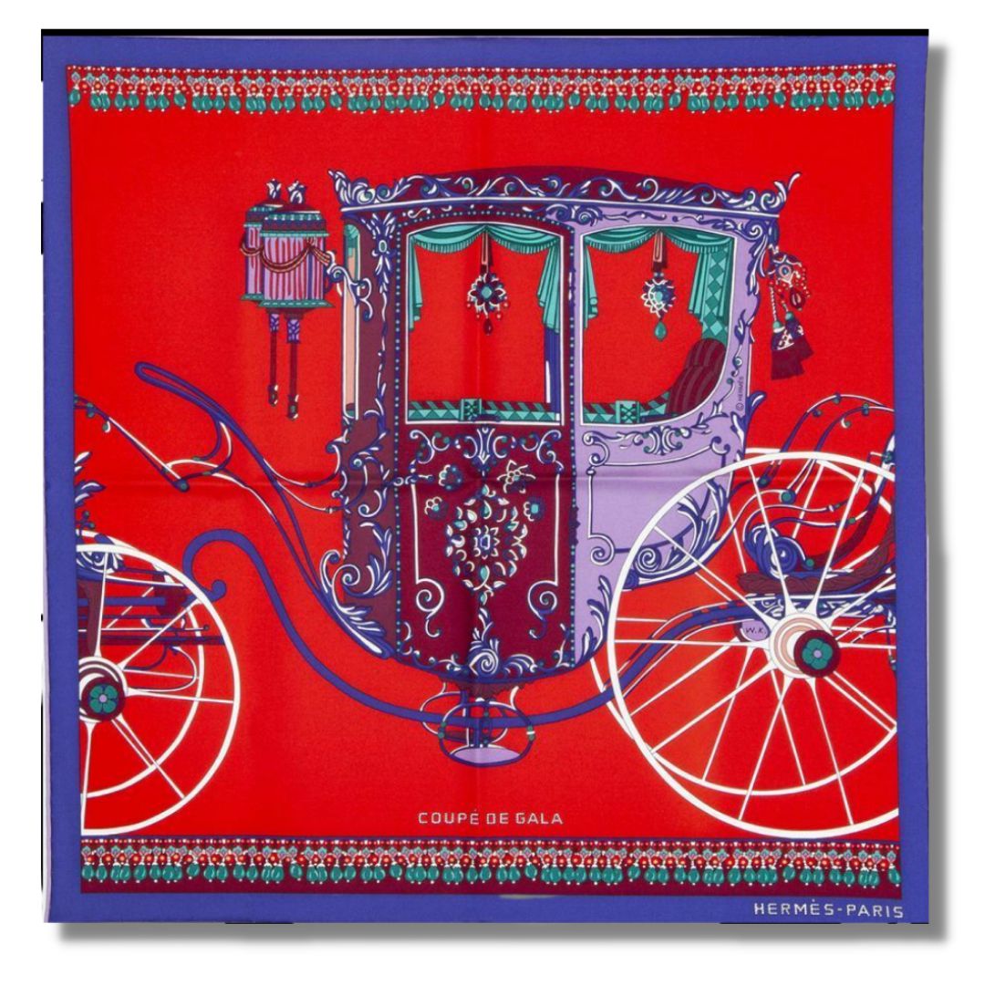 Coupe de Gala Silk Scarf Pillow 17"