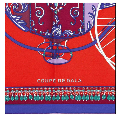 Coupe de Gala Silk Scarf Pillow 17"