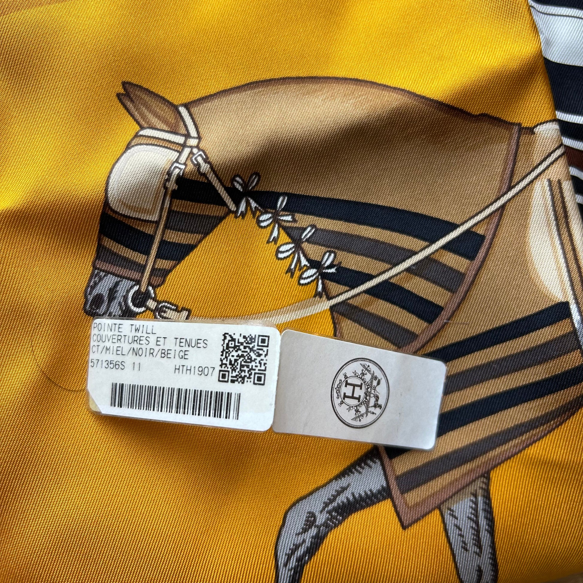 Vintage Hermes Blanket Couvertures et Tenues du Jour Vintage Silk Scarf & Cashmere Throw Blanket at Vintage Luxe Up