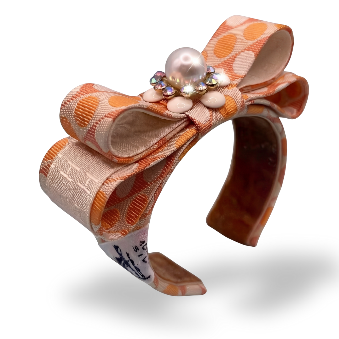 Hermes Necktie Cuff Bracelet by Flock by Wild for Vintage Luxe Up