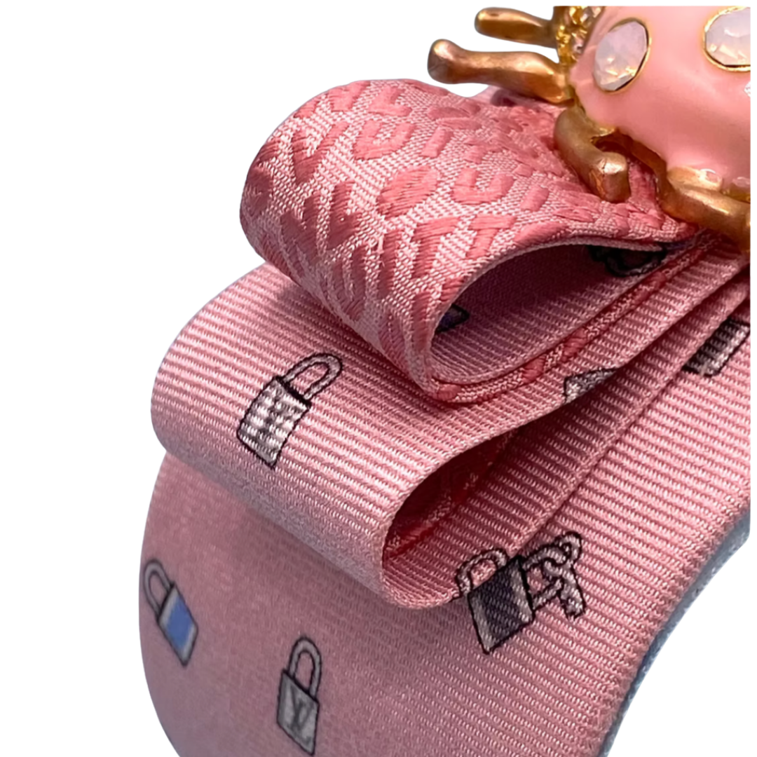 Louis Vuitton Necktie Cuff Bracelet by Flock by Wild for Vintage Luxe Up