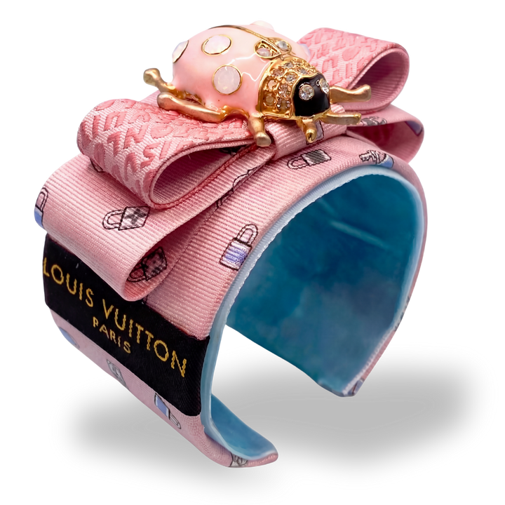 Louis Vuitton Necktie Cuff Bracelet by Flock by Wild for Vintage Luxe Up