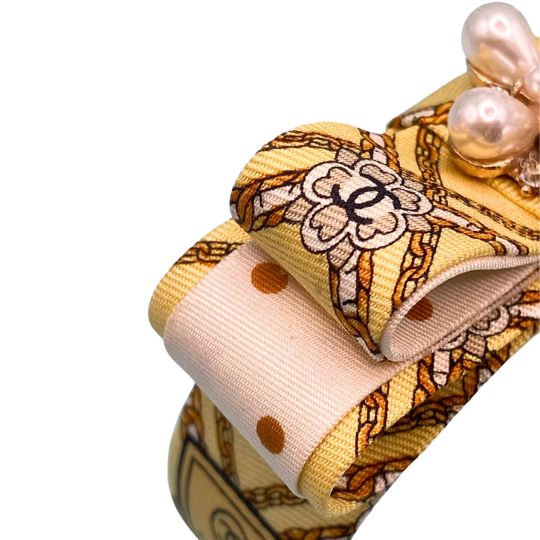 Chanel Necktie Cuff Bracelet by Flock by Wild for Vintage Luxe Up