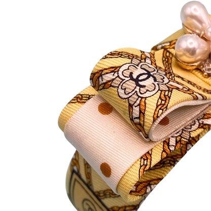 Chanel Necktie Cuff Bracelet by Flock by Wild for Vintage Luxe Up