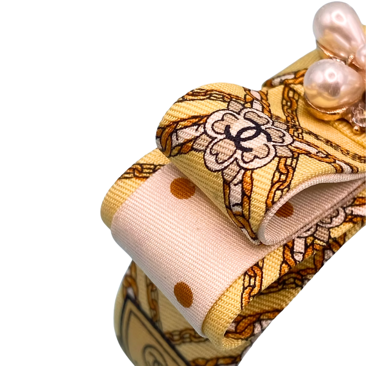 Chanel Necktie Cuff Bracelet by Flock by Wild for Vintage Luxe Up