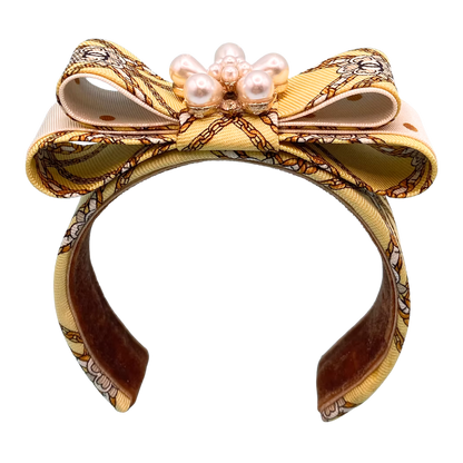 Chanel Necktie Cuff Bracelet by Flock by Wild for Vintage Luxe Up