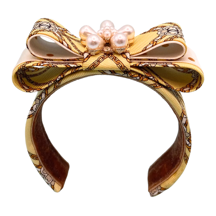 Chanel Necktie Cuff Bracelet by Flock by Wild for Vintage Luxe Up