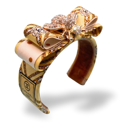 Chanel Necktie Cuff Bracelet by Flock by Wild for Vintage Luxe Up