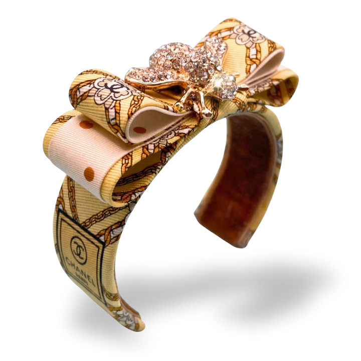 Chanel Necktie Cuff Bracelet by Flock by Wild for Vintage Luxe Up