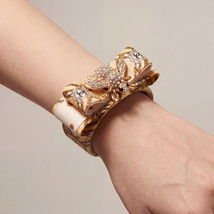 Chanel Necktie Cuff Bracelet by Flock by Wild for Vintage Luxe Up