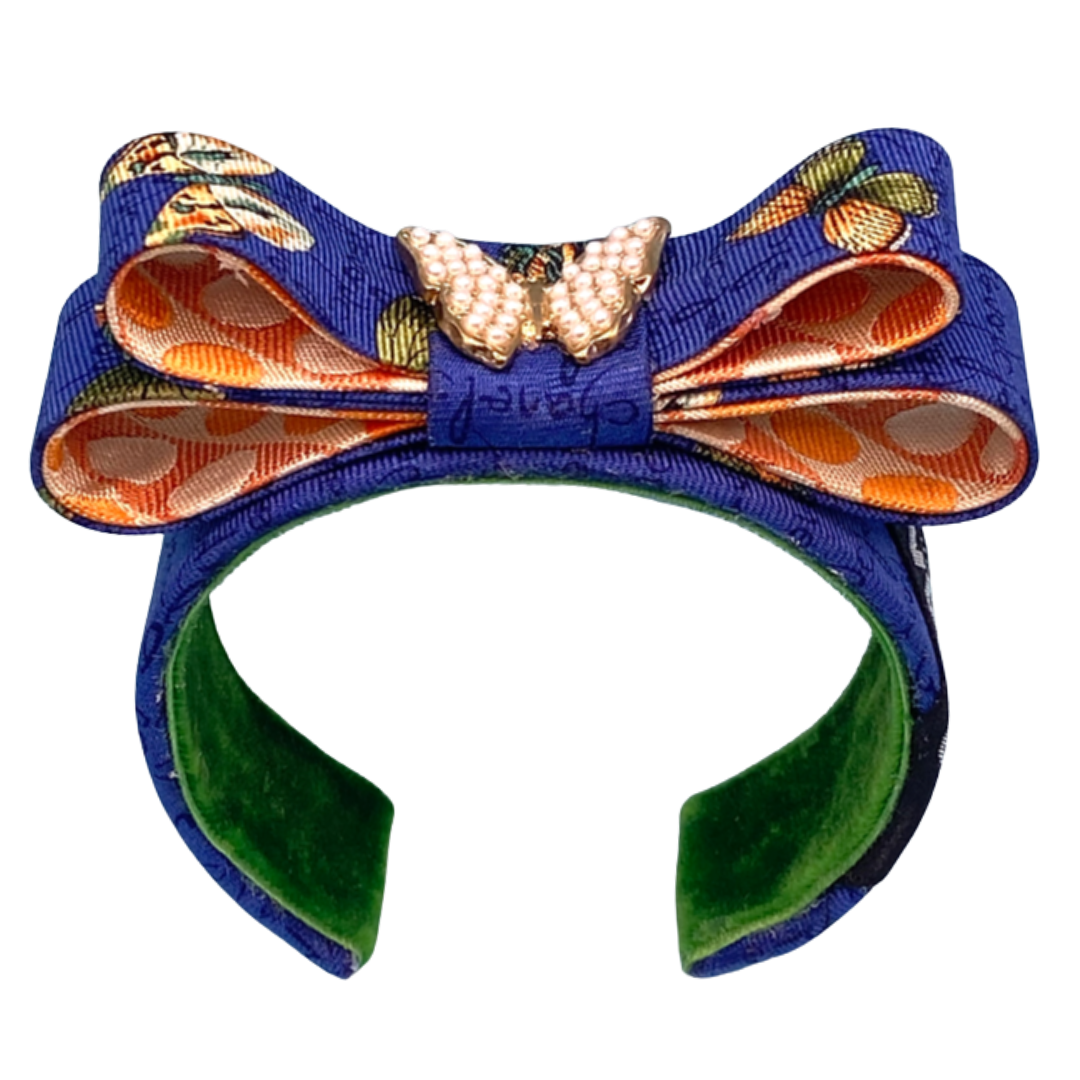 Chanel Necktie Cuff Bracelet by Flock by Wild for Vintage Luxe Up