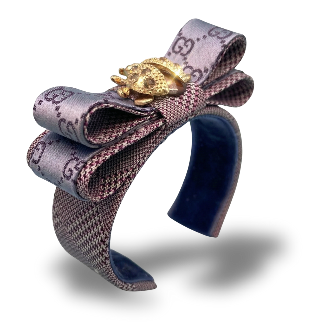 Gucci Necktie Cuff Bracelet by Flock by Wild for Vintage Luxe Up