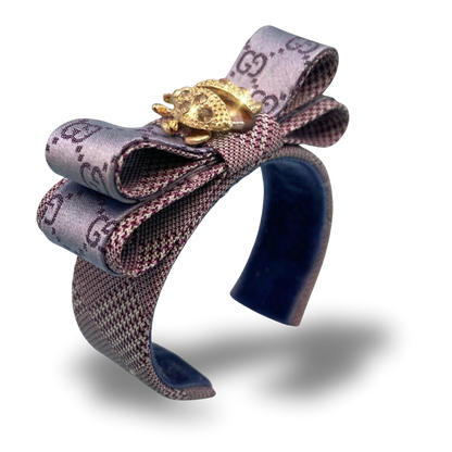 Gucci Necktie Cuff Bracelet by Flock by Wild for Vintage Luxe Up