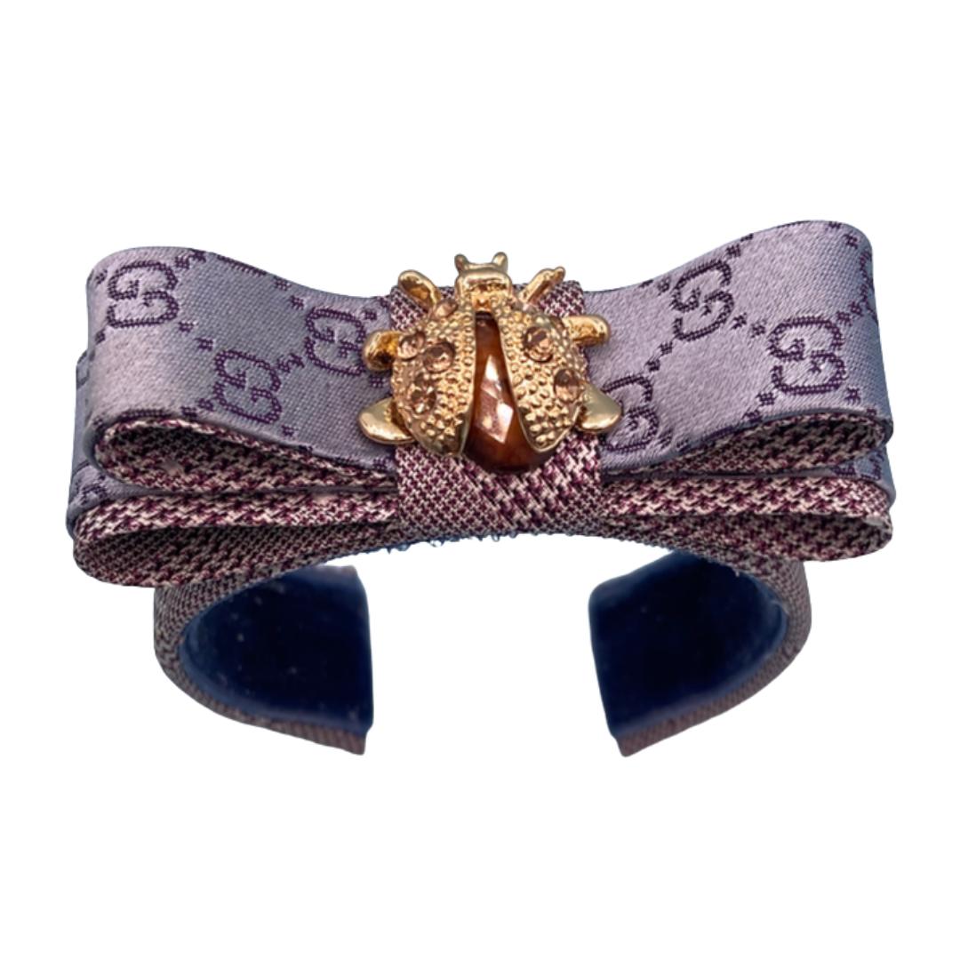 Gucci Necktie Cuff Bracelet by Flock by Wild for Vintage Luxe Up