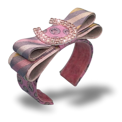 Hermes Necktie Cuff Bracelet by Flock by Wild for Vintage Luxe Up