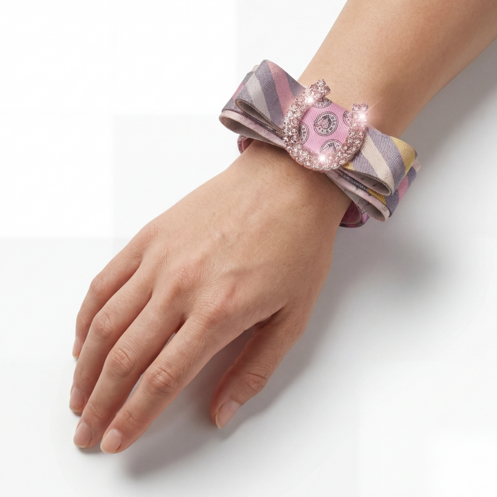 Hermes Necktie Cuff Bracelet by Flock by Wild for Vintage Luxe Up