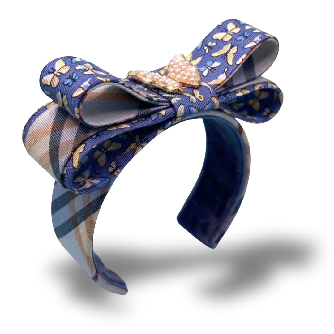 Ferragamo Necktie Cuff Bracelet by Flock by Wild for Vintage Luxe Up