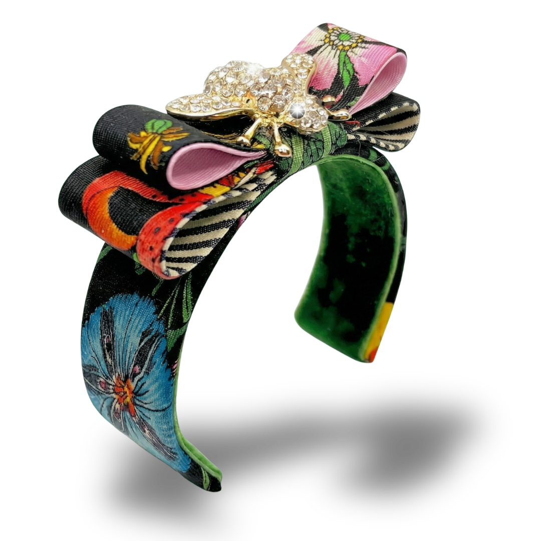 Gucci Necktie Cuff Bracelet by Flock by Wild for Vintage Luxe Up